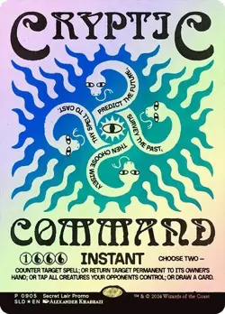 MTG - Cryptic Command - Foil - Secret Lair Promo - Magic the Gathering - Image 1