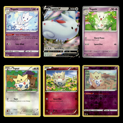 6x Togetic Lot Togekiss V Togepi 56.0 Sword Shield Astral Radiance Pokemon Cards - Image 1