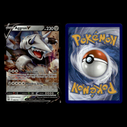 6x Aggron V Lot Aggron Lairon Aron 96.0 Sword Shield Brilliant Stars Pokemon Set - Image 3