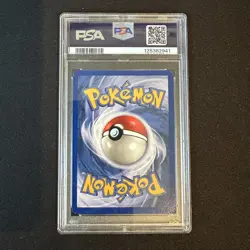 1999 1st Edition Zubat 57/62 Fossil Pokemon Card PSA 7 NEAR MINT - Image 2