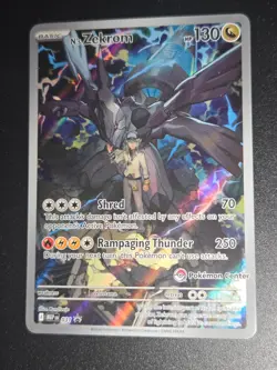 N's Zekrom 031 MEP Ascended Heroes ETB Promo Pokemon Center Stamp 2026 AH2 - Image 1