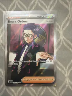 Pokemon TCG Boss's Orders 256/217 Ultra Rare Full Art NM - Image 1