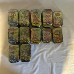Lot Of 21 Pokemon TCG Prismatic Evolution Mini Tin Sealed New 42 Booster Packs - Image 1