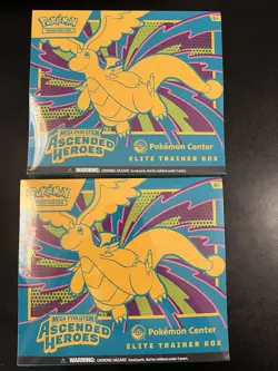 Pokemon TCG: Mega Evolution- Ascended Heroes POKEMON CENTER ETB X 2 - Image 1