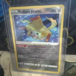 Radiant Jirachi Pokemon TCG 120/195 - Swsh12: Silver Tempest Holo - Image 1
