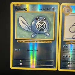 Pokemon TCG Poliwag Set XY Evolutions 2016 Reverse Holo Foil - Image 2