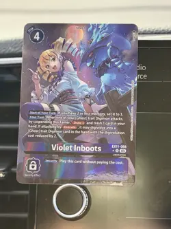 Digimon Card Game Violet Inboots (Alternate Art) Rare Dawn of Liberator EX11-068 - Image 2