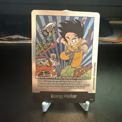 Son Goku E-47 Silver Energy Marker Dragon Ball Manga Booster Card Fusion World - Image 1
