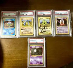Pokemon Card Lot PSA 9-10 (5 Cards) - Image 1