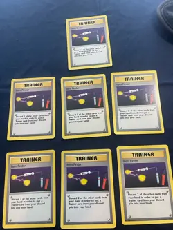 Item Finder 74/102 - Base Set (LP) 7 Card Lot - Image 3