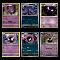 6x Gengar Lot Haunter Gastly 85.0 Sword Shield Pokemon Cards Collection Set TCG - Image 1