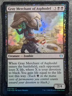 Gray Merchant of Asphodel - Foil - Theros Beyond Death (MTG) - Image 1