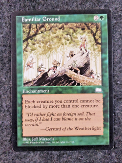 Familiar Ground Magic the Gathering Weatherlight (1997) NM............ (DS3D1K3) - Image 1