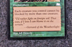 Familiar Ground Magic the Gathering Weatherlight (1997) NM............ (DS3D1K3) - Image 5