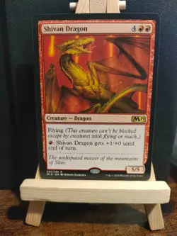 Shivan Dragon - Magic 2019 (M19) - Rare - NM to LP (see pics) MTG - Image 1