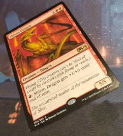 Shivan Dragon - Magic 2019 (M19) - Rare - NM to LP (see pics) MTG - Image 3