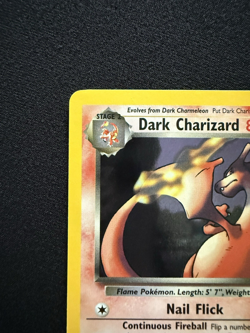 Dark Charizard 4/82 Holo Team Rocket Unlimited WOTC Vintage Pokemon Card LP - Image 4