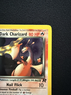 Dark Charizard 4/82 Holo Team Rocket Unlimited WOTC Vintage Pokemon Card LP - Image 5