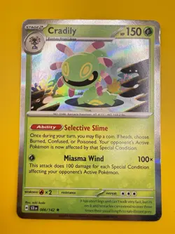Cradily 996/142 Holo Rare Stellar Crown Pokemon Card - Image 3
