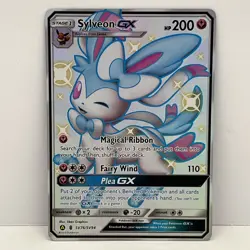 Pokemon Hidden Fates Sylveon GX Full Art Shiny Vault Holo Sv76/Sv94 2019 - Image 1