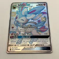 Pokemon Hidden Fates Sylveon GX Full Art Shiny Vault Holo Sv76/Sv94 2019 - Image 3