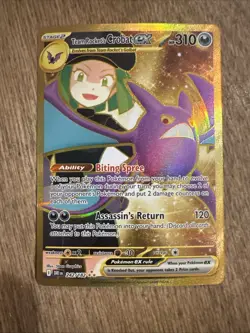 Pokemon TCG Team Rockets Crobat EX Destined Rivals #242/182 Hyper Rare NM - Image 1