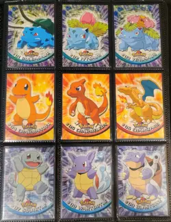 **MP! MIXED** Label 1999 Topps Pokemon Series 1 COMPLETE SET 90/90 - READ 4 DESC - Image 2