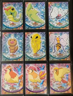**MP! MIXED** Label 1999 Topps Pokemon Series 1 COMPLETE SET 90/90 - READ 4 DESC - Image 3