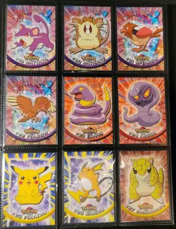 **MP! MIXED** Label 1999 Topps Pokemon Series 1 COMPLETE SET 90/90 - READ 4 DESC - Image 4