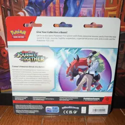 Pokemon TCG Scarlet & Violet—Journey Together 3-Pack Blister with Yanmega Promo - Image 2