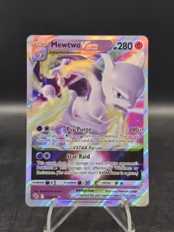 Pokemon TCG Mewtwo VSTAR 031/078 Pokemon Go Rare Holo NM - Image 1