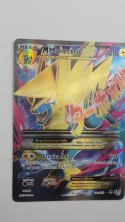 Mega M Manectric EX Full Art 24a/119 Pokemon Phantom Forces Ultra Rare Holo 2017 - Image 3