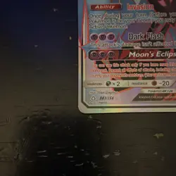 Pokemon Dawn Wings Necrozma GX Ultra Rare Full Art Holo Ultra Prism 143/156 180… - Image 4