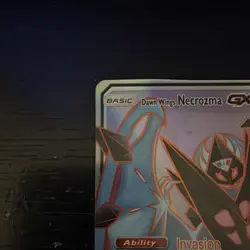 Pokemon Dawn Wings Necrozma GX Ultra Rare Full Art Holo Ultra Prism 143/156 180… - Image 5