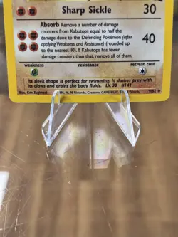 Pokemon TCG Kabutops Fossil 9 Holo Unlimited Holo Rare - Free Shipping! - Image 3