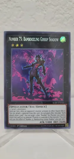 Yugioh Number 75: Bamboozling Gossip Shadow: Relentless Revenge 1st Edition - Image 1