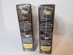 2x Dragon Shield Japanese Size Matte Outer Sleeves Clear Sealed Yu-Gi-Oh TCG - Image 3