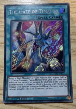 YuGiOh - MZMU-EN013 The Gaze of Timaeus - Secret Rare - Image 1