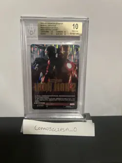 2023 Weiss Schwarz Marvel Iron Man 2 War machine MAR/SE40 gold stamp #11 BGS 10 - Image 1