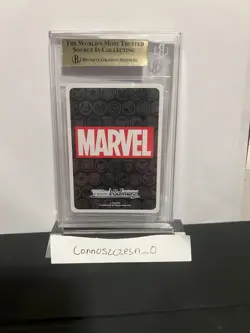 2023 Weiss Schwarz Marvel Iron Man 2 War machine MAR/SE40 gold stamp #11 BGS 10 - Image 2