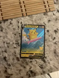 Pokemon Cards Pikachu Bundle With Surfing Pikachu Flying Pikachu Pikachu-VUnion - Image 2