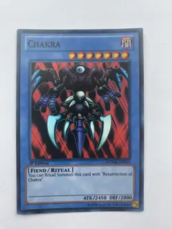 NUMH-EN052 CHAKRA SUPER RARE 1ST EDITION YuGiOh CARD - Image 1