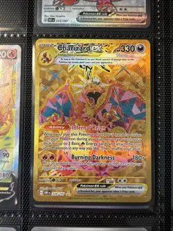 Pokemon TCG Charizard EX Obsidian Flames Holo Hyper Rare Card 228/197 LP-NM - Image 1