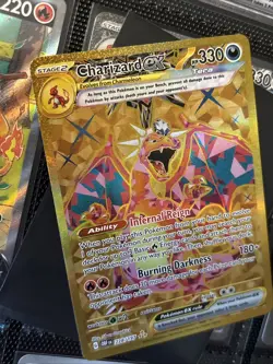 Pokemon TCG Charizard EX Obsidian Flames Holo Hyper Rare Card 228/197 LP-NM - Image 5