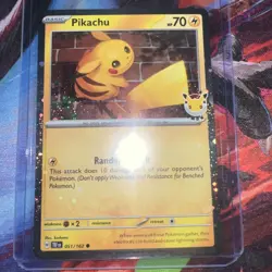 Pikachu - (Cosmo Holo) Promo Miscellaneous Cards & Products 051/162 LP - Image 1