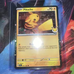 Pikachu - (Cosmo Holo) Promo Miscellaneous Cards & Products 051/162 LP - Image 1