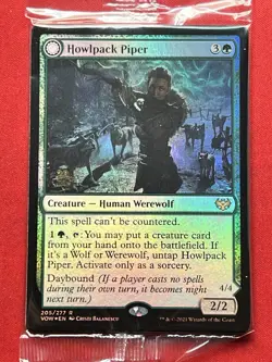 Howlpack Piper Prerelease Cards Foil MTG - Image 1