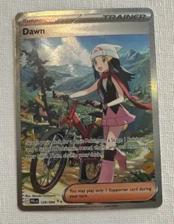 Pokemon Dawn 129/94 SIR 2025 TCG Phantasmal Flames English Card - Image 1