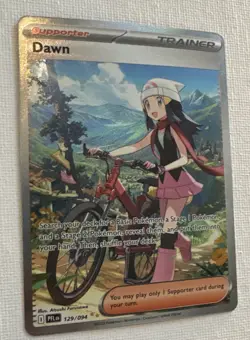 Pokemon Dawn 129/94 SIR 2025 TCG Phantasmal Flames English Card - Image 2
