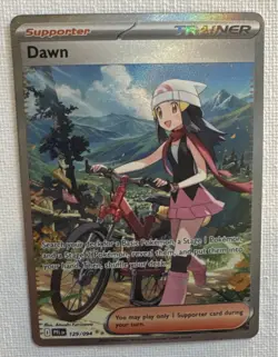 Pokemon Dawn 129/94 SIR 2025 TCG Phantasmal Flames English Card - Image 3
